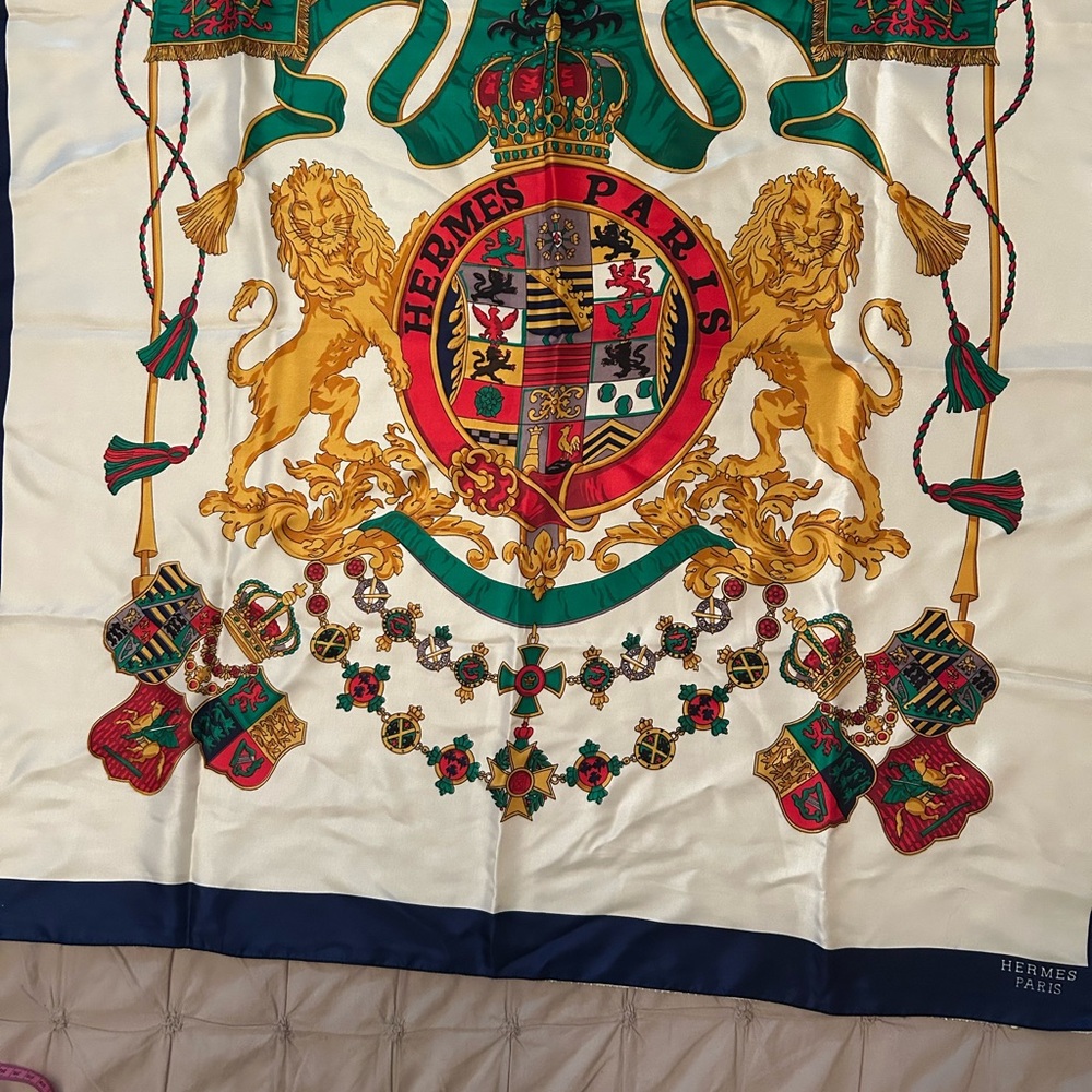 Hermes Paris scarf.